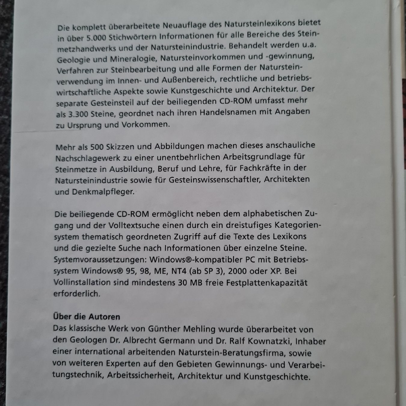 Libri: Naturstein Lexikon  – Usato da Basel venduto da Piscosour01 3