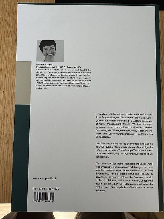 Libri: Betriebswirtschaft - Management-Basiskompetenz  – Usato da Bottmingen venduto da pav_tw5c 1