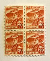 Pro Juventute 1939 - 4er Blocks