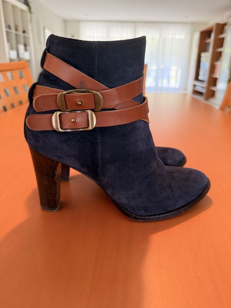 Navyboot Scarpe da donna: Navyboot Stiefelletten, dunkelblau, Wildleder Gr.38 – Usato da Wädenswil venduto da stg_9zfm 3