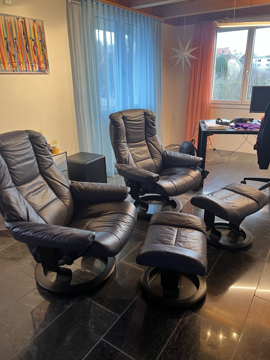 Stressless Fauteuils: Stressless Sessel Leder – D'occasion à Rupperswil par  1