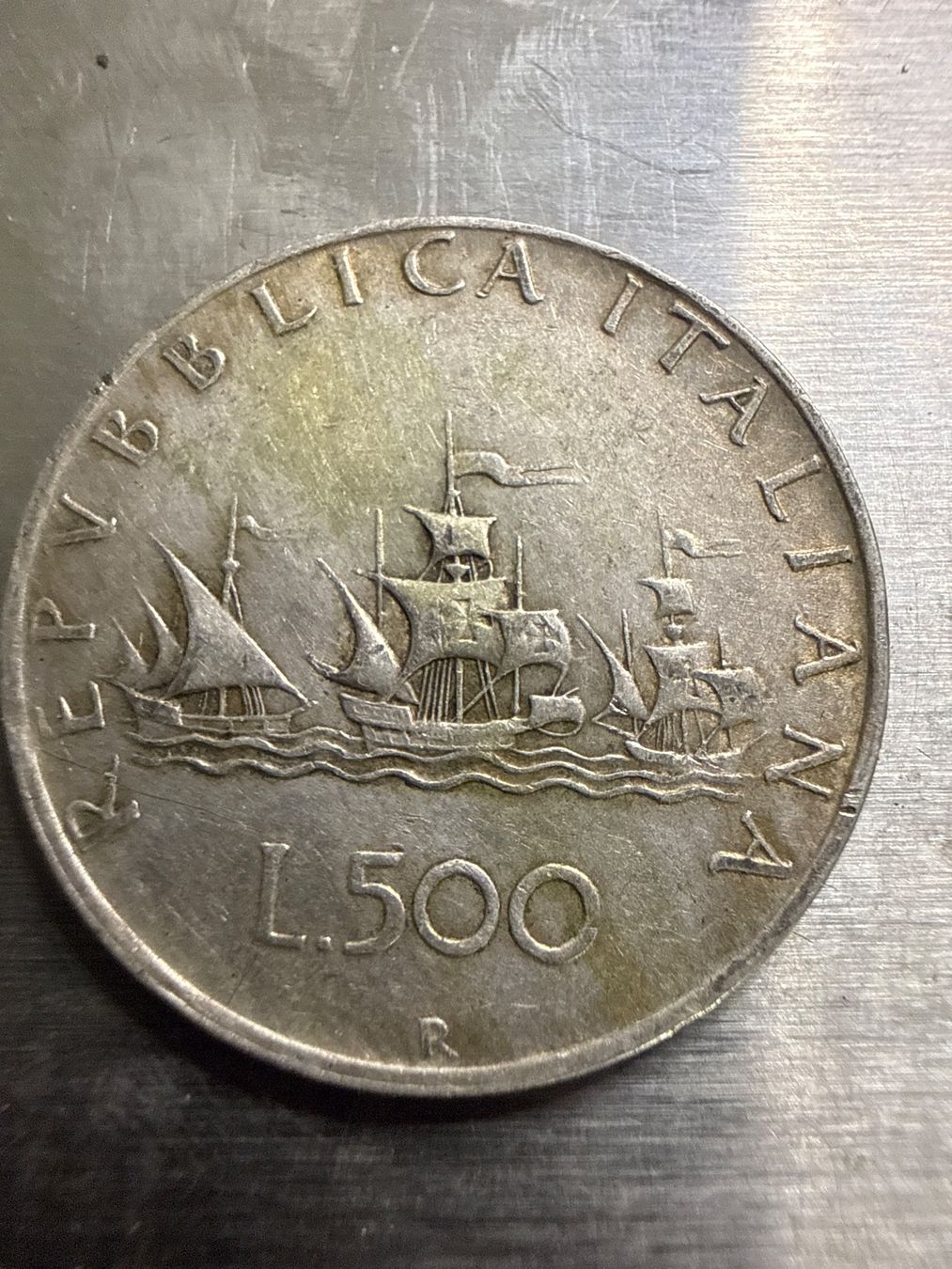Toutes les monnaies: 500 Lire Silbermünze – D'occasion à Derendingen par iven70