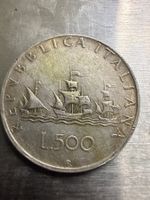 500 Lire Silbermünze