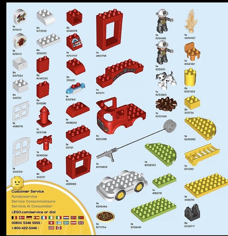 Giocattoli: Lego Duplo - Feuerwache  – Usato da Luterbach venduto da D_Borer88 2