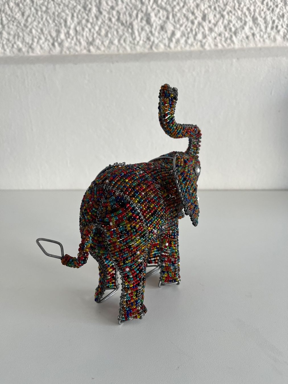 Statuette: Elefant aus Metalldraht mit Steckperlen – Usato da Wetzikon ZH venduto da seli03 6