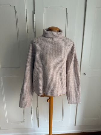ONLY - Rollkragen Strickpullover beige XXXL
