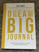Dream Big Journal von Bob Goff neuwertiger Zustand