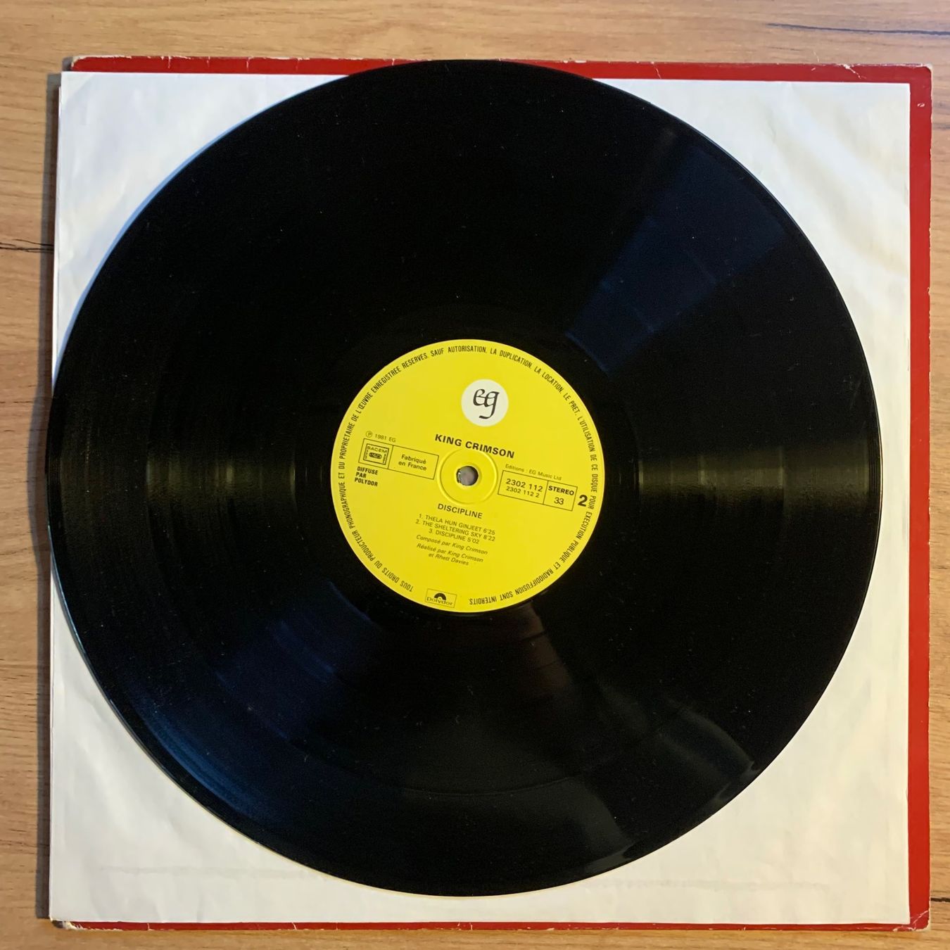 Schallplatten: KING CRIMSON - DISCIPLINE...OG FR 1981...VG+/VG+ – Gebraucht aus Gals von Diskopatshop 2