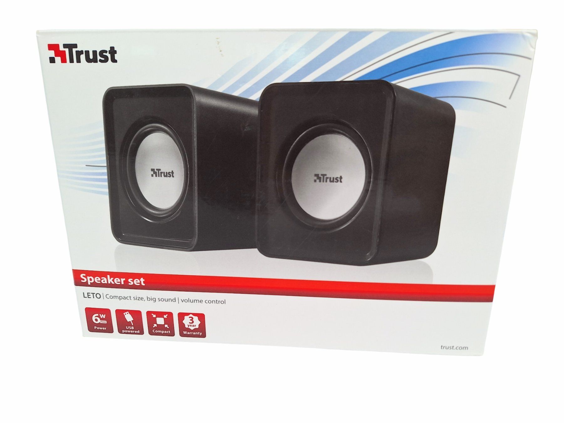 Trust Casse acustiche: TRUST Leto Speaker Set Lautsprecher Schwarz – Nuovo (secondo la descrizione) da Breitenbach venduto da Restwert_Breitenbach 3