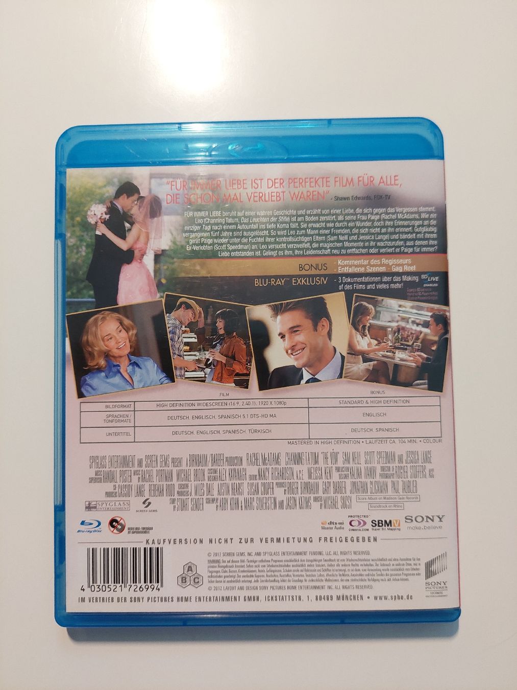 Tutti i DVDs: Bluray 'Für immer Liebe' – Usato da Uetendorf venduto da Comoladabro 2