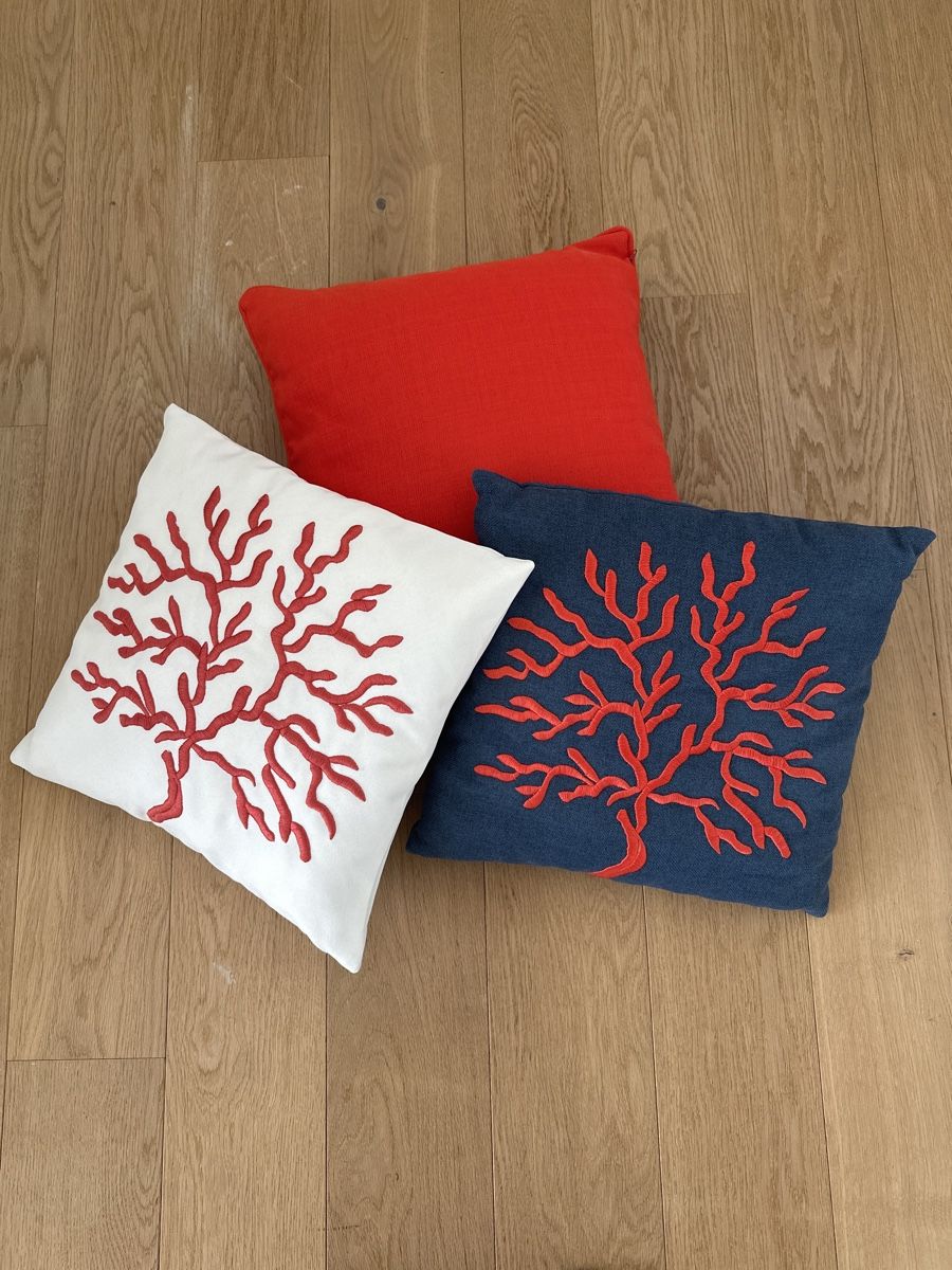 Cuscini: 3 pillows, Maritime Style (neu) – Nuovo (secondo la descrizione) da Binningen venduto da can_s2yh