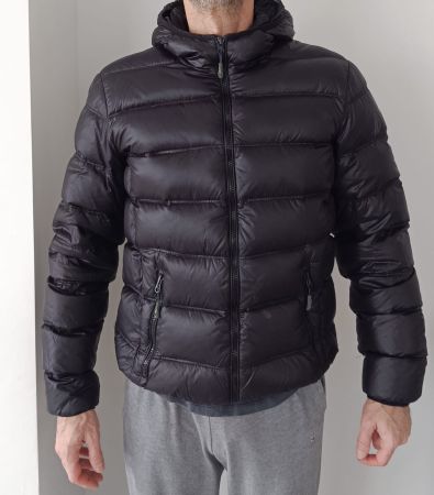 Piumino CMP nero con cappuccio