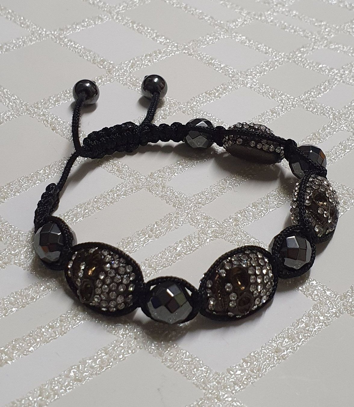 Sonstiger Schmuck: Black Skull Shamballa Bracelets – Neu (gemäss Beschreibung) aus Muri AG von Edlerweiss 1