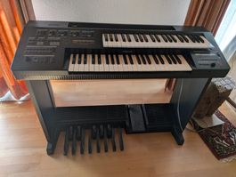Yamaha Electone Orgel mit Bank gebraucht schwarz