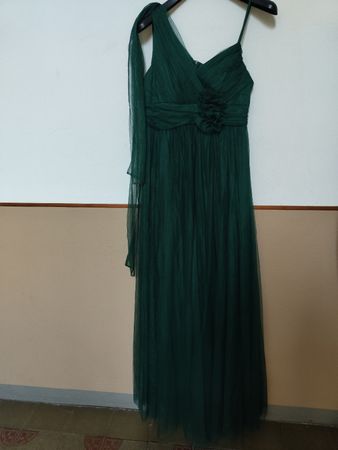 Abito cerimonia, tulle, verde smeraldo, taglia XL / nuovo!
