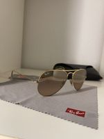 Ray-Ban Aviator Sonnenbrille, Gold, RB 3025, Oryginal,