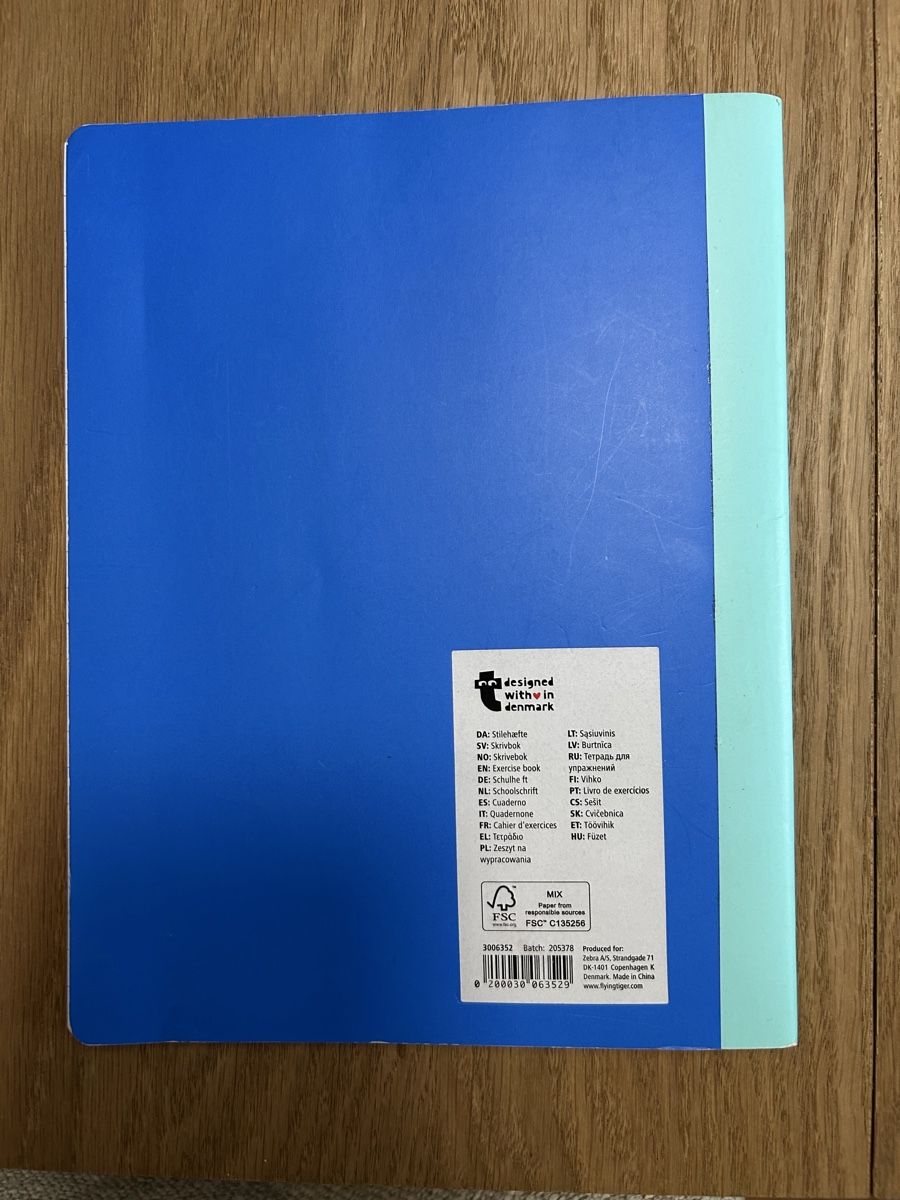 Blocchi: Notizbuch kariert A4 blau neuwertig – Nuovo (secondo la descrizione) da Luzern venduto da mor_97g7 1