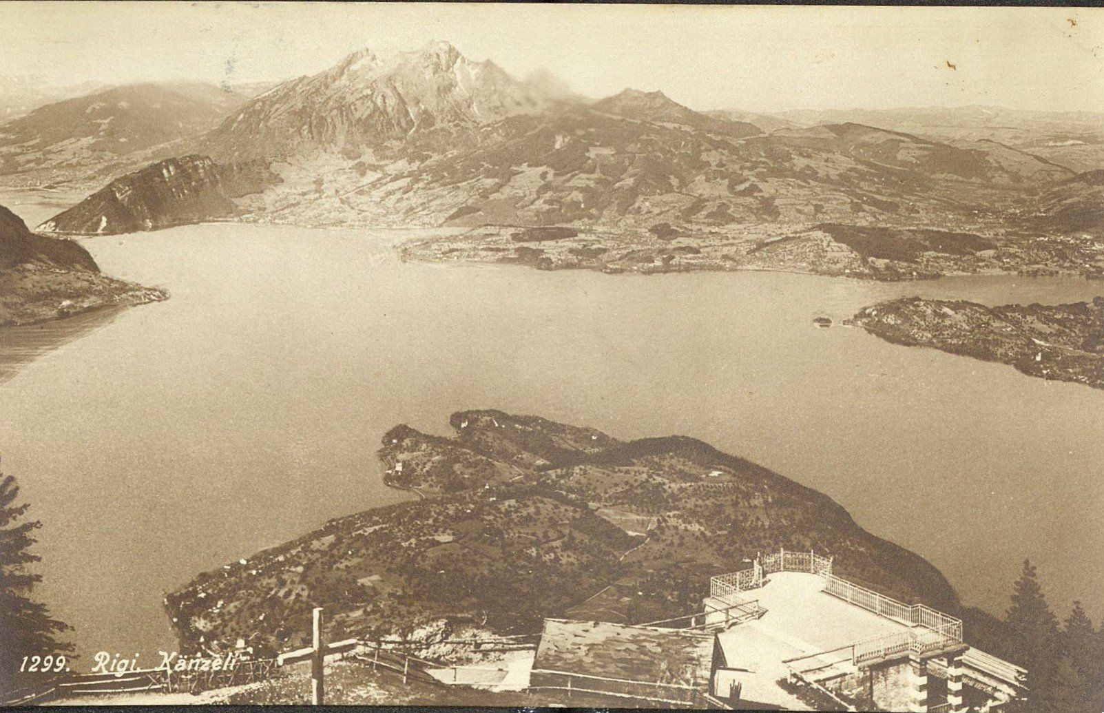 Ansichtskarten: Rigi - Känzeli – Gebraucht aus Gwatt (Thun) von seeblick98