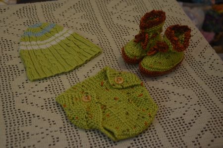 TAILLE 62-68 - BABY SET NEU - HANDARBEIT
