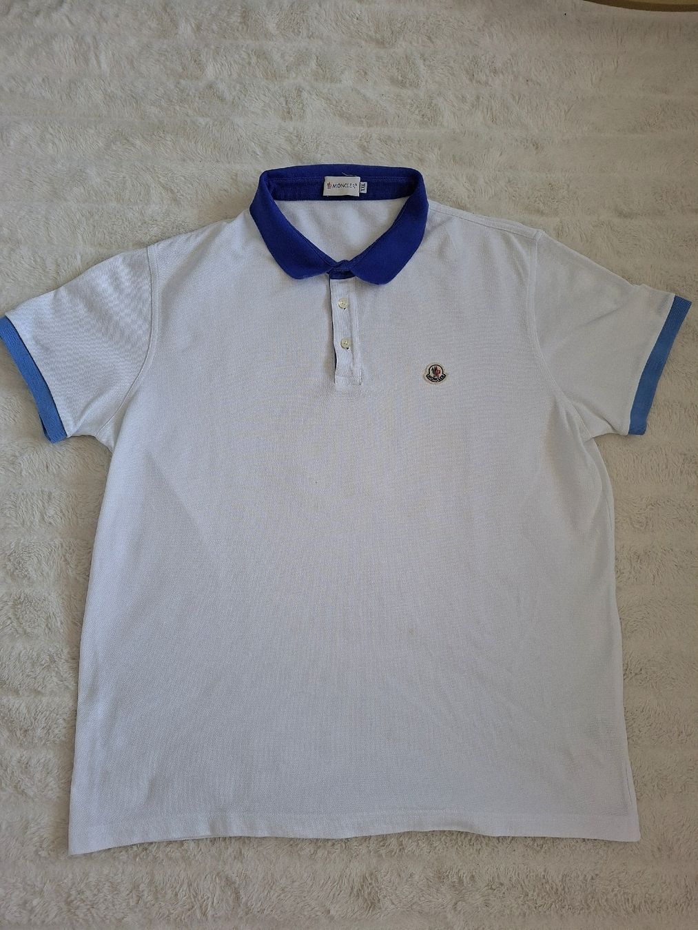 Moncler Polos: Polo blanc Moncler  – D'occasion à Renens VD par ser_j2fn 1