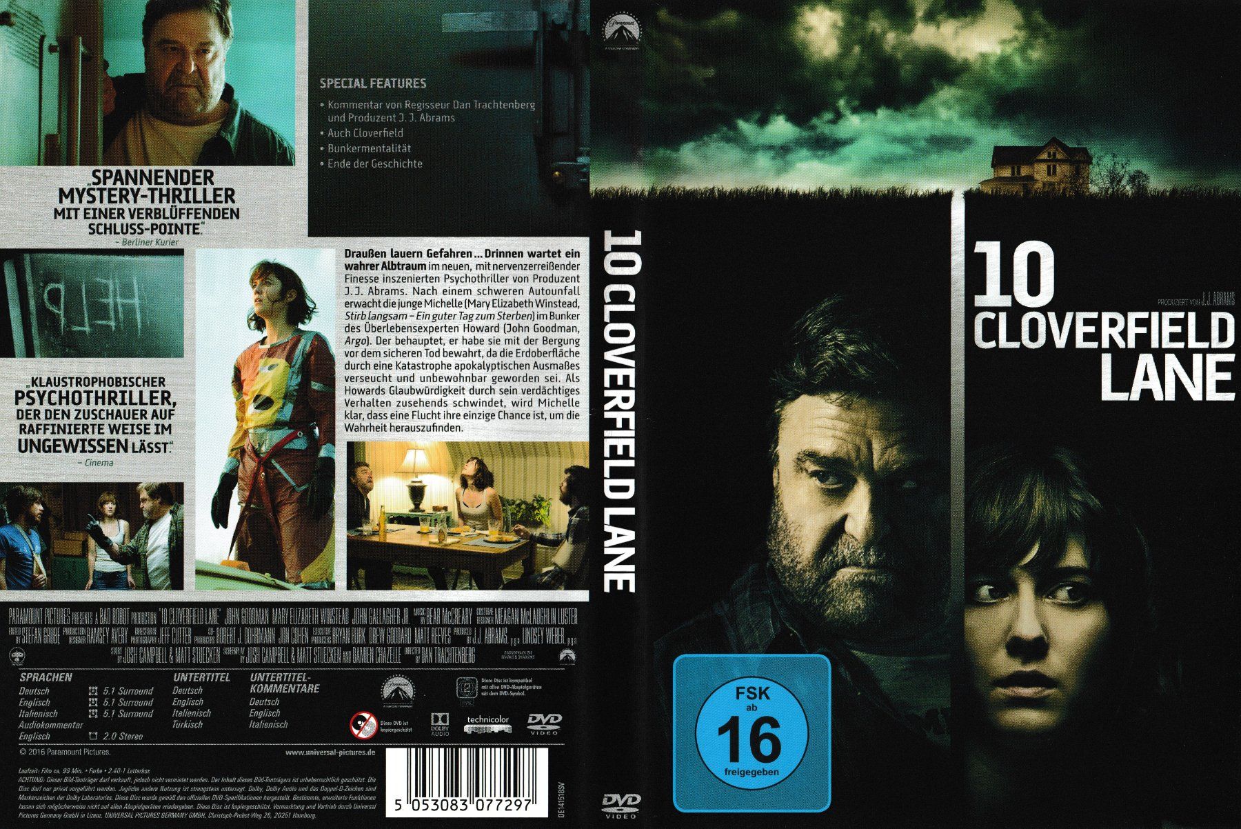Tutti i DVDs: DVD - 10 Cloverfield Lane – Usato da Langnau am Albis venduto da MediaRescuerKeLoX