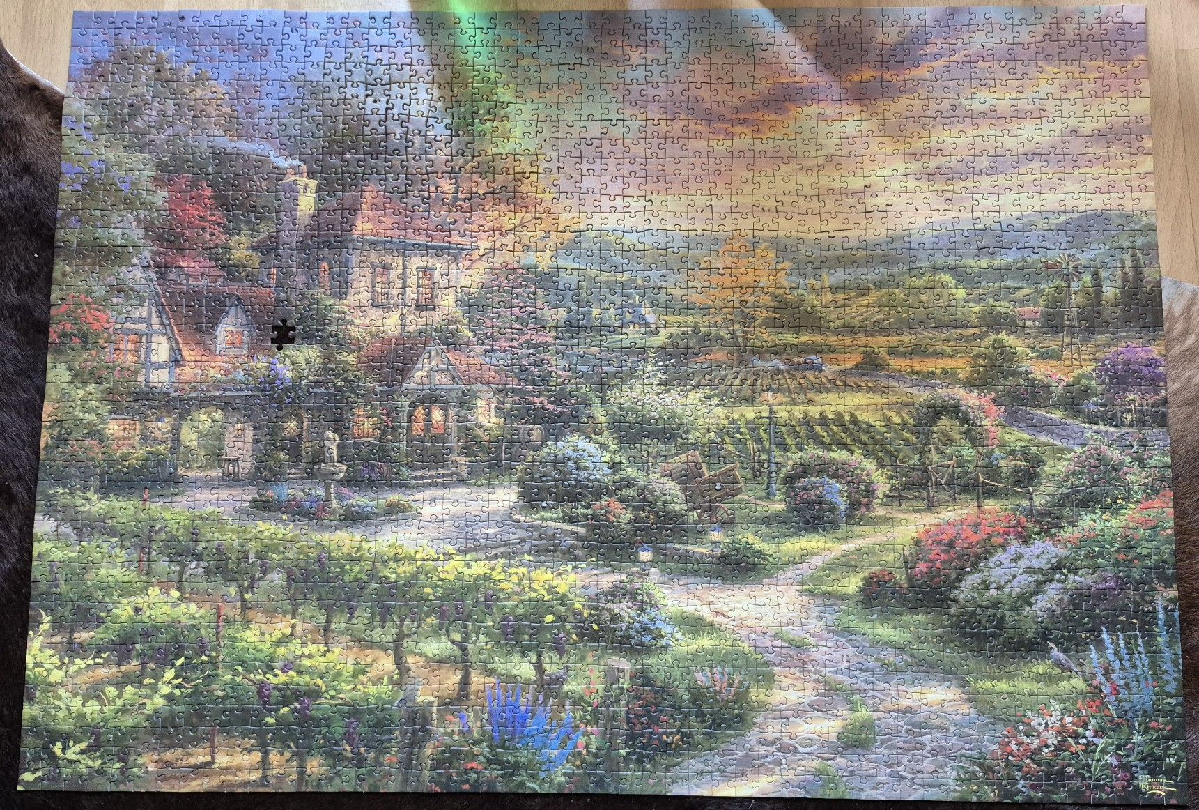 Puzzle: Puzzle 2000 Teile Thomas Kinkade – Difettoso da Adliswil venduto da cha_fq9f 1