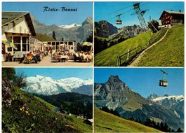 Engelberg - 4 Bild AK Ristis-Bruni
