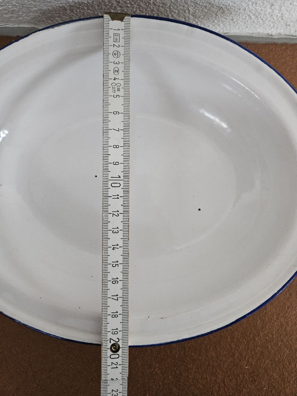 Ciotole: Emaille Schüssel oval – Nuovo (secondo la descrizione) da Eschenbach SG venduto da MarThu 3