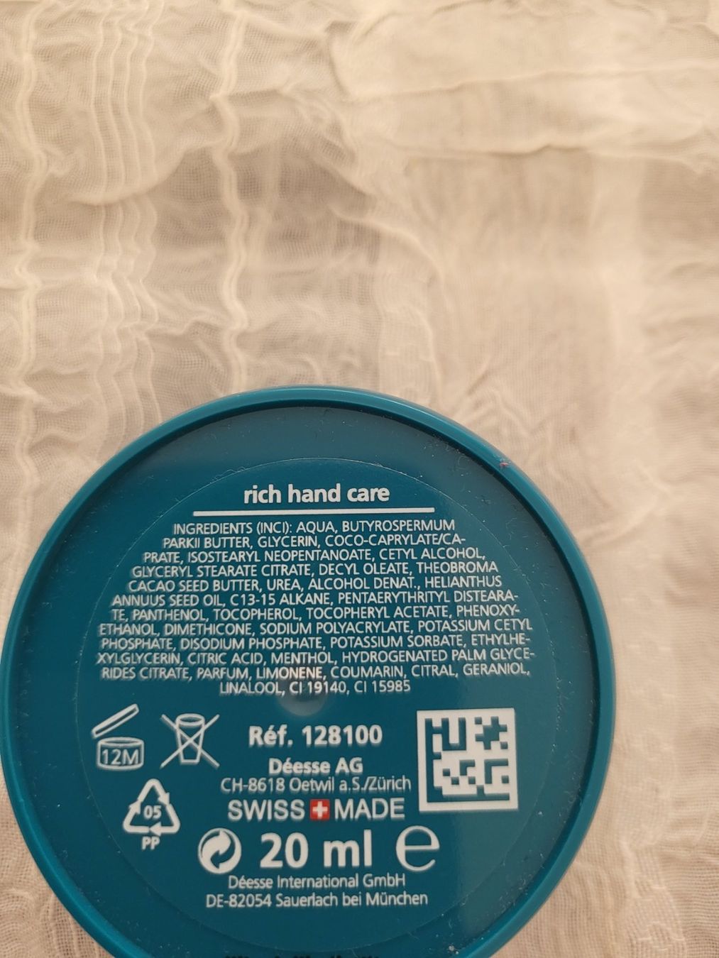 Cura del viso: Deesse wellness rich hand care 20ml – Nuovo e nell'imballaggio originale da Dietikon venduto da Eleda 1