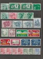 diverse Schweizer Briefmarken inkl. Viererblöcke