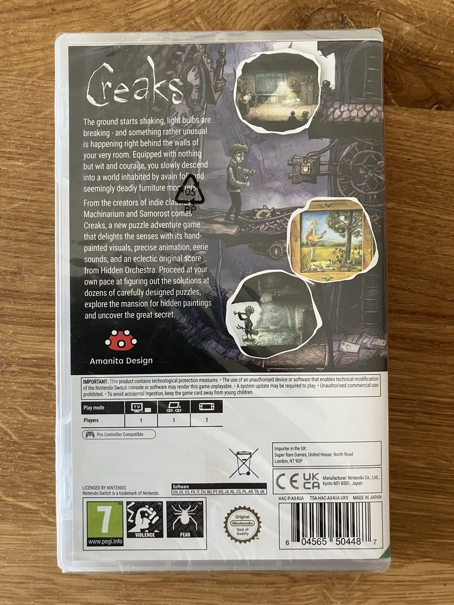 Nintendo Giochi: Nintendo switch super rare games creaks – Usato da Châtel-St-Denis venduto da Lestresorsdugrenier 1