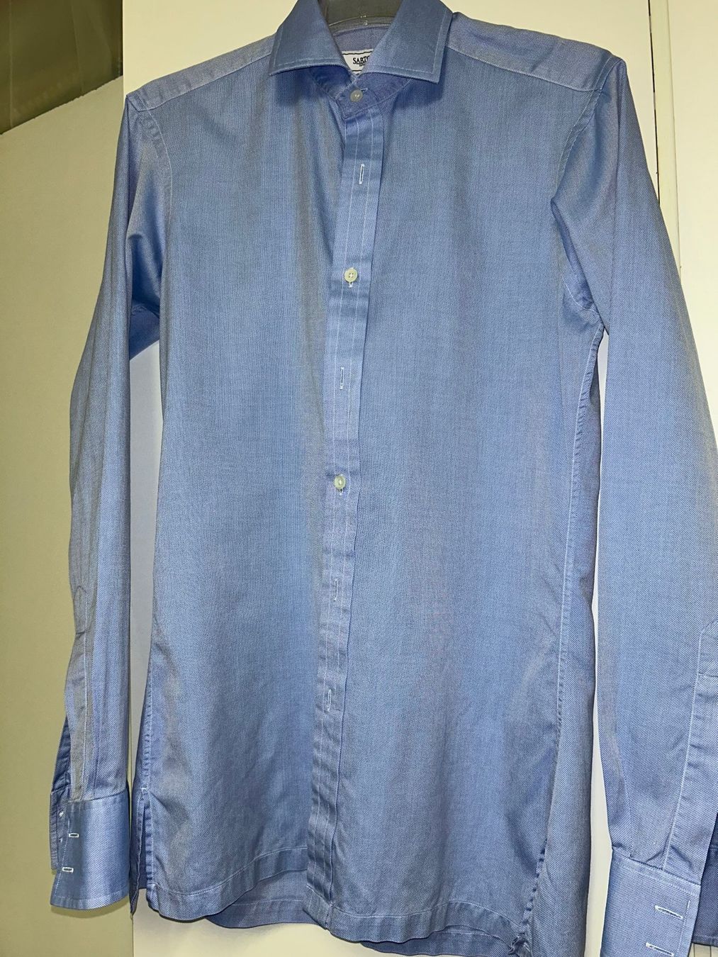 Camicie: Sartoriani Herrenhemd blau – Usato da Zumikon venduto da Uranus88 2