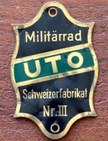 Antike Fahrradnummer, Metall Signete Fahrräder, Veloummer CH