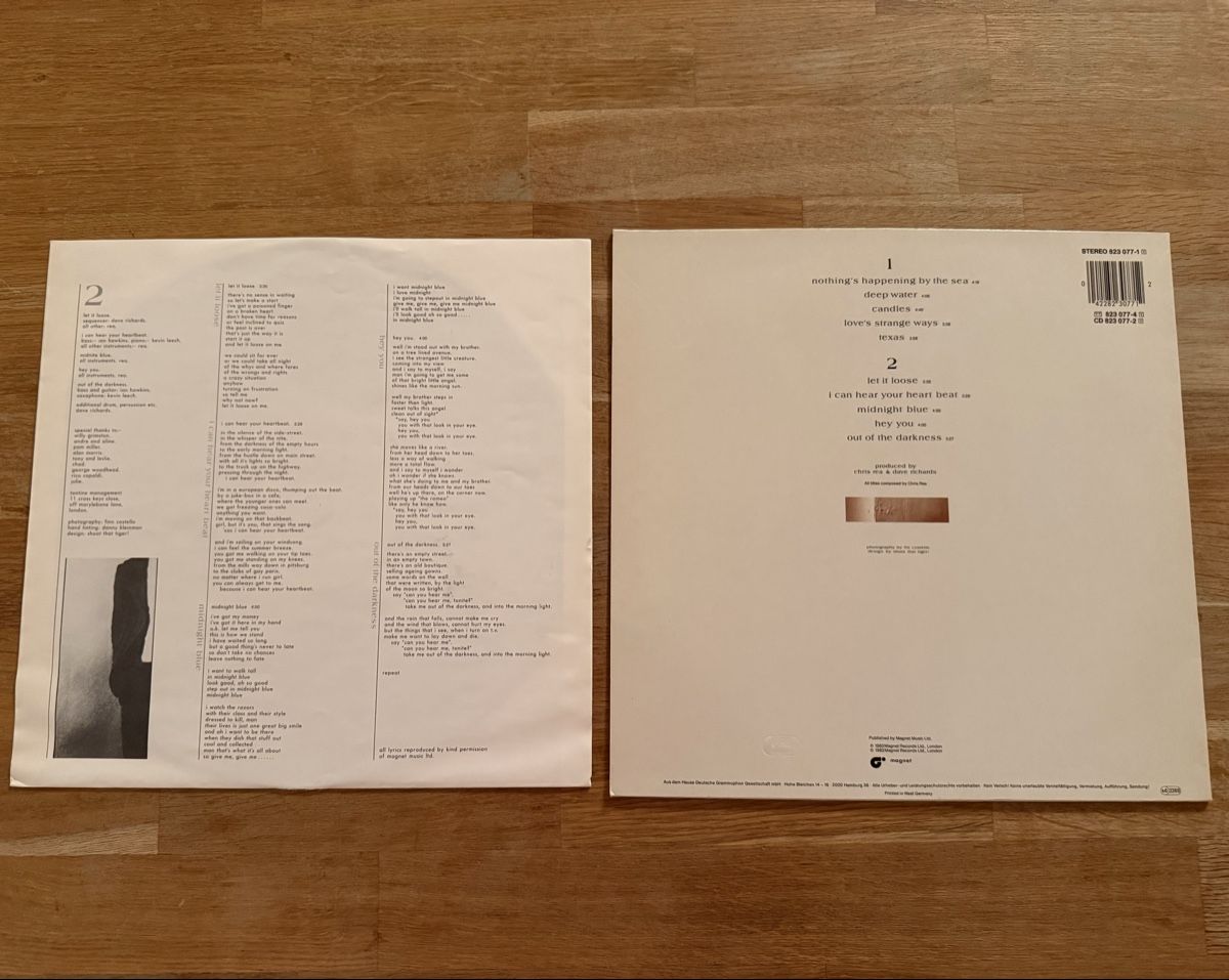 Dischi in vinile: Chris Rea - Water Sign LP - Schallplatte – Usato da Goldach venduto da Messerguru 4