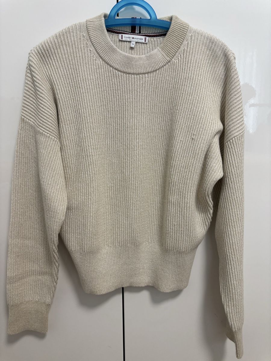 Tommy Hilfiger Maglioni & Felpe: Tommy Hilfiger Strickpullover, Beige, Gr. XS – Usato da Zollikerberg venduto da Jvac2 1