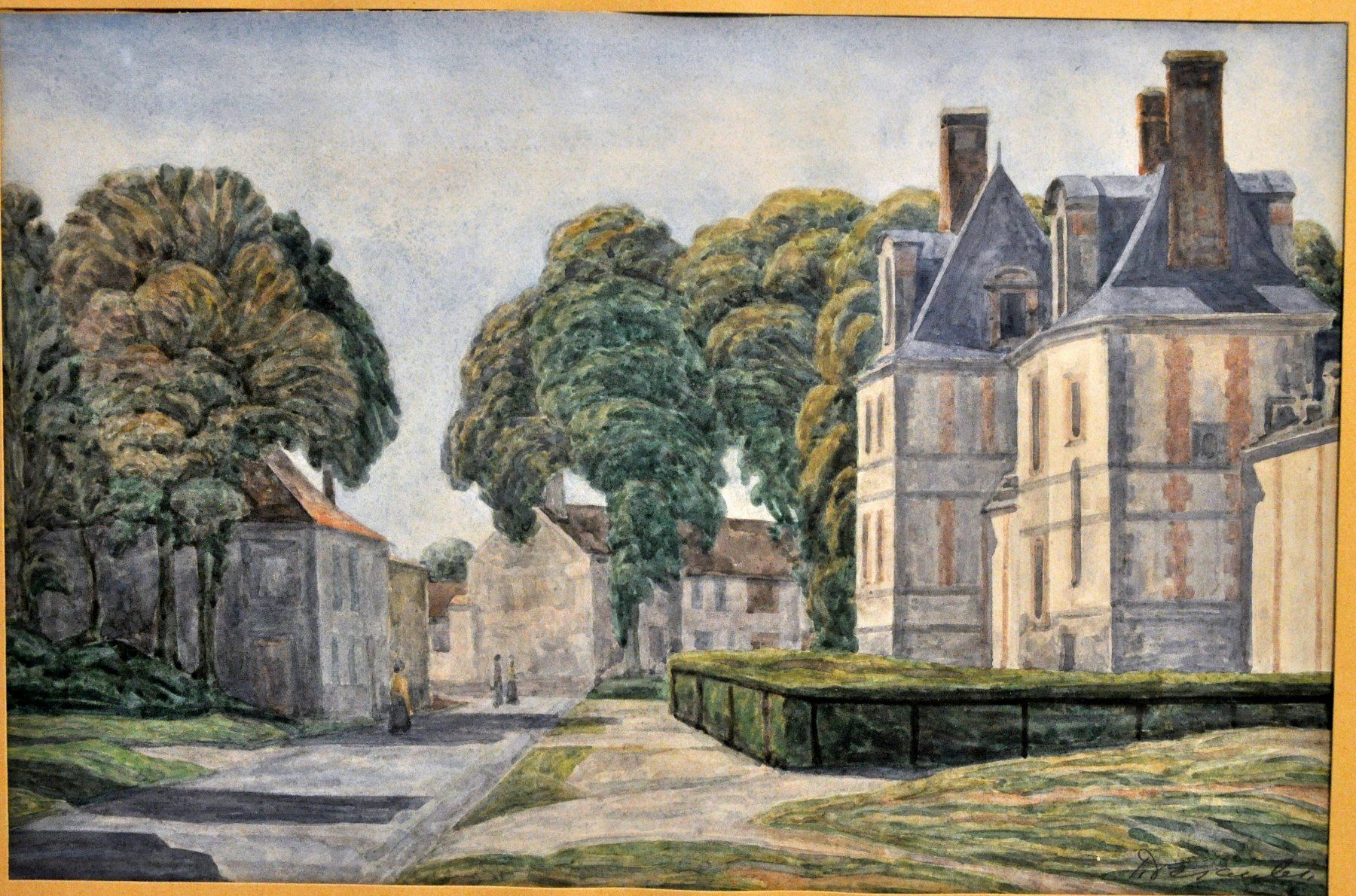 Tableaux: Aquarelle signée Pierre Desaules – D'occasion à Neuchâtel par Neuchatel