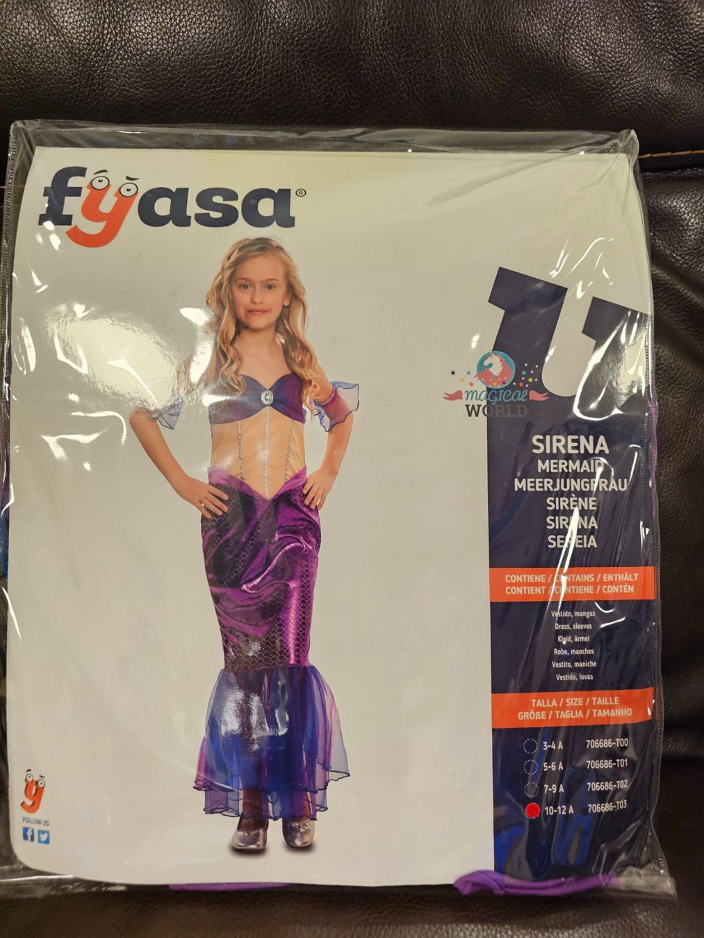 Costumi: Déguisement Sirène, 10-12 ans – Usato da Petit-Lancy venduto da Ericoptere