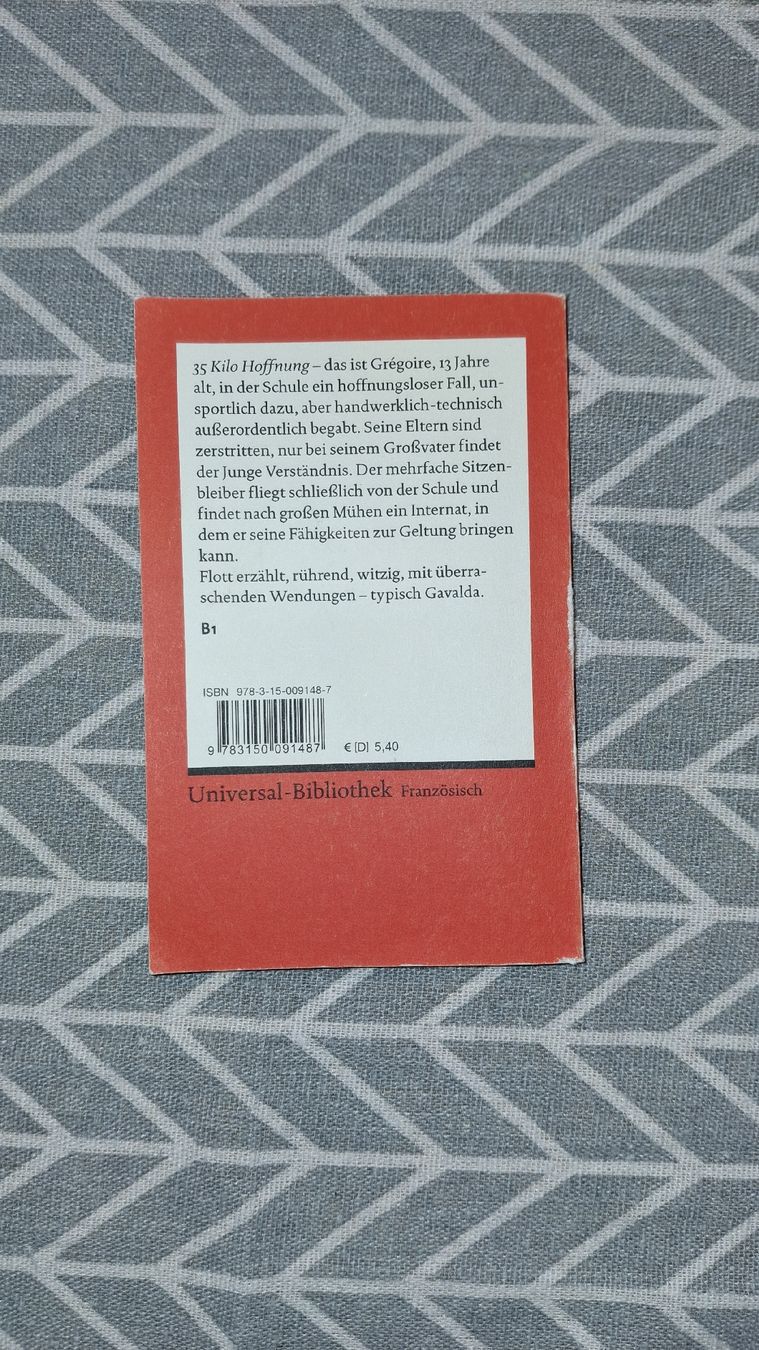 Libri: Anna Gavalda "35 Kilo Hoffnung" - Jugendbuch, neuwertig – Usato da Wetzikon ZH venduto da gandalf-5 1