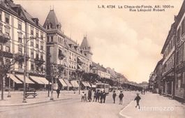 La Chaux-de-Fonds NE // 1911 Tram Rue Léopold Robert