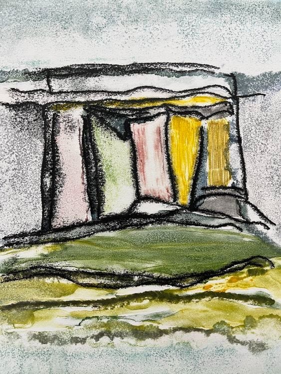 Grafica & Litografie: EVELINE SCHMID MONOTYPE UNIKAT SIGNIERT – Usato da Gersau venduto da grafik-kunst 3