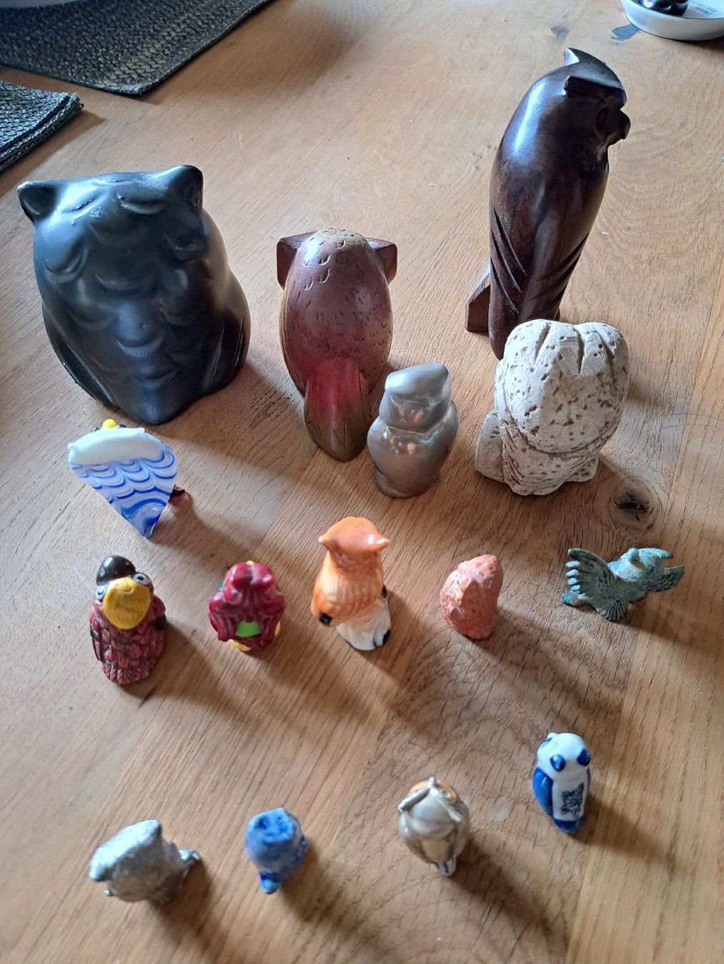 Statuette: Eulen-Sammlung: 15 diverse Eulenfiguren zu verkaufen – Usato da Pratteln venduto da mab_f2fz 5