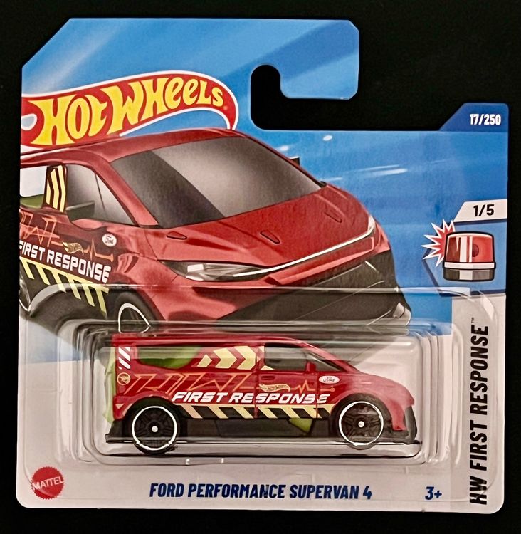 Hot Wheels First Response Supervan 4 TREASURE HUNT! 17/250 (Neu und ...