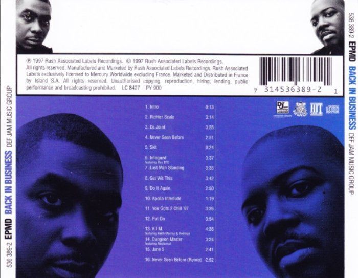 CD: EPMD "Back In Business" CD Original 1997 – Usato da St-Prex venduto da eme_kc29 1