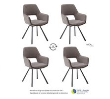 Bayonne Armlehn Drehstuhl CX, 4 Stück Set neu