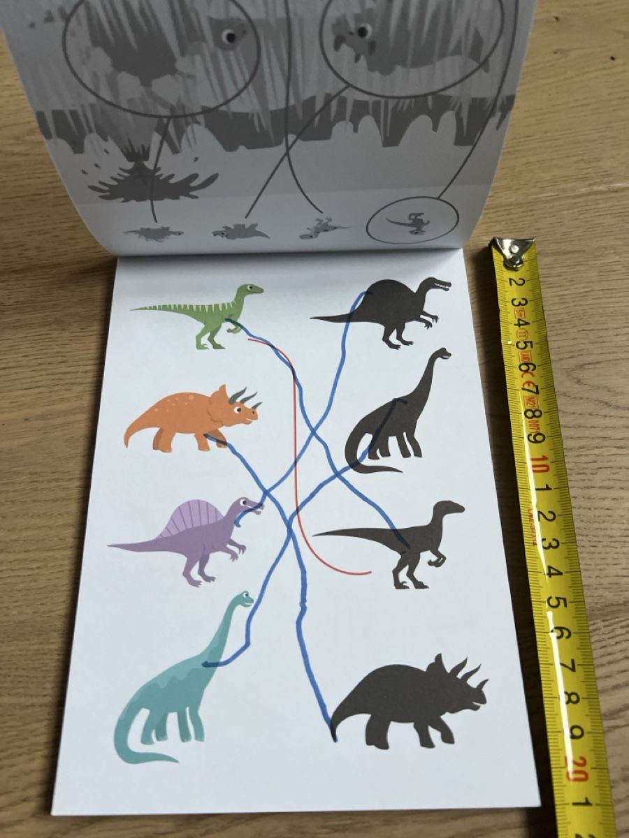 Libri: Kindergartenblock Rätselblock Malheft Dino Dinos – Usato da Oensingen venduto da katepe 2