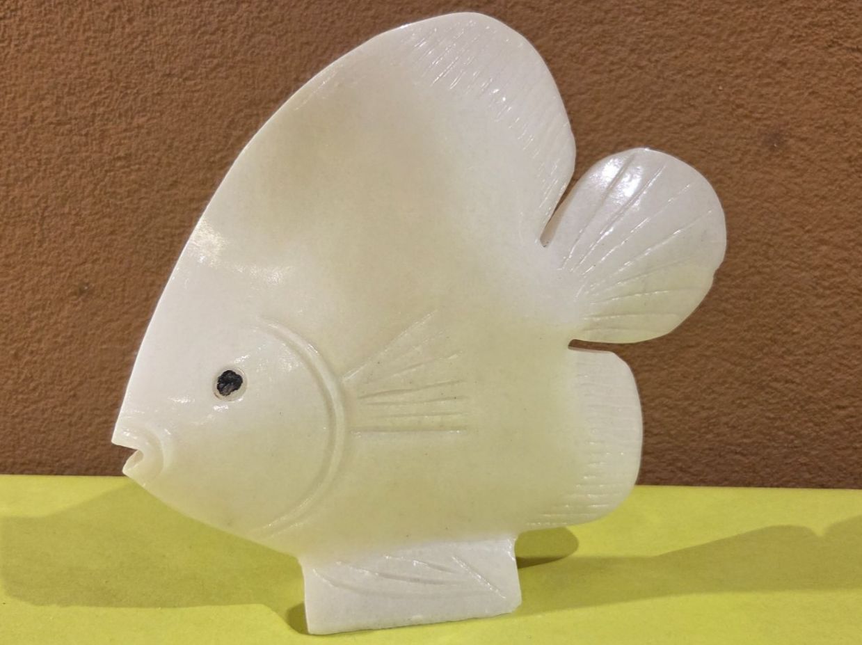 Sculture & Statue: Fisch 20cm aus Marmor – Nuovo (secondo la descrizione) da Roggliswil venduto da Mabelco