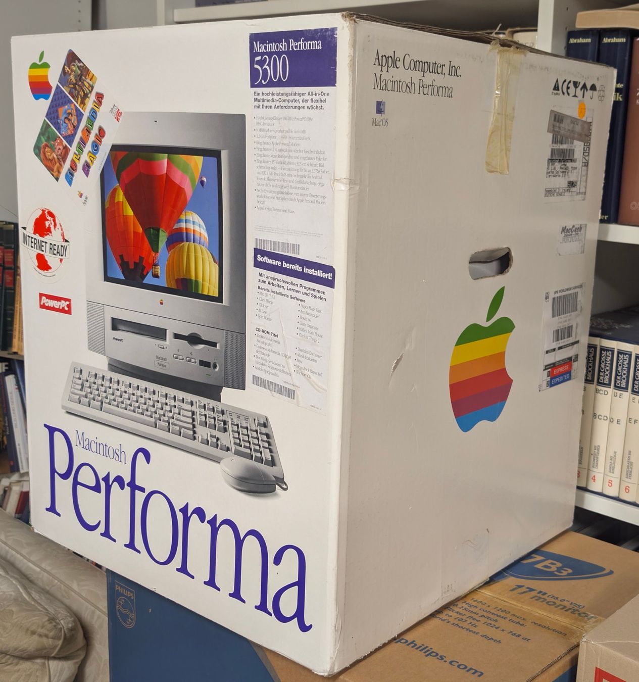 Apple PC: Apple Macintosh Performa 5300 – Originalkarton (LEER!) – Usato da Zürich venduto da 1.Simon 2