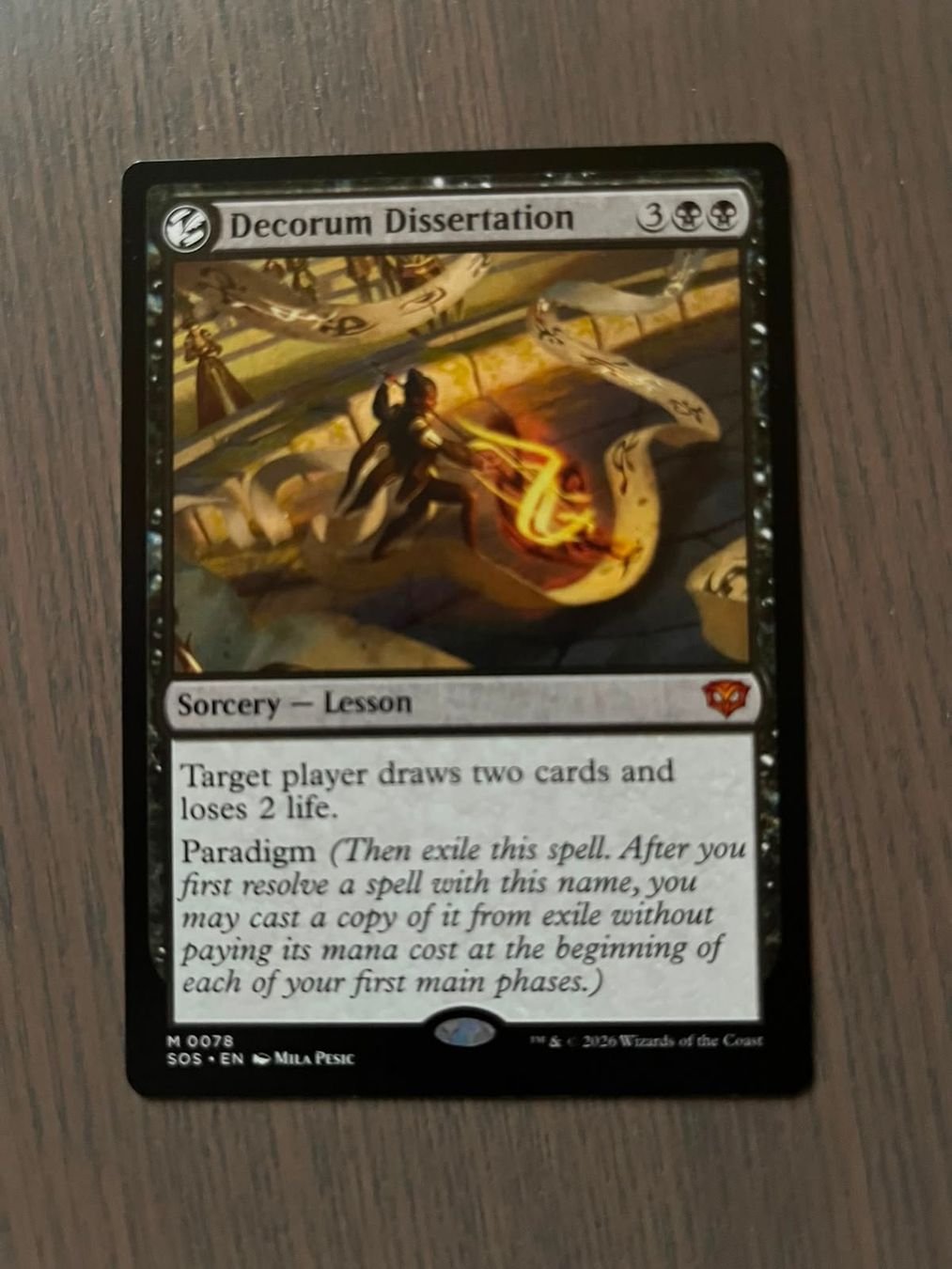 Magic The Gathering Sammelbilder & Trading cards: Decorum Dissertation – Neu (gemäss Beschreibung) aus Lugano von m_s6yq