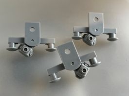 LEGO Eisenbahnkupplung grau 9v drei Stück