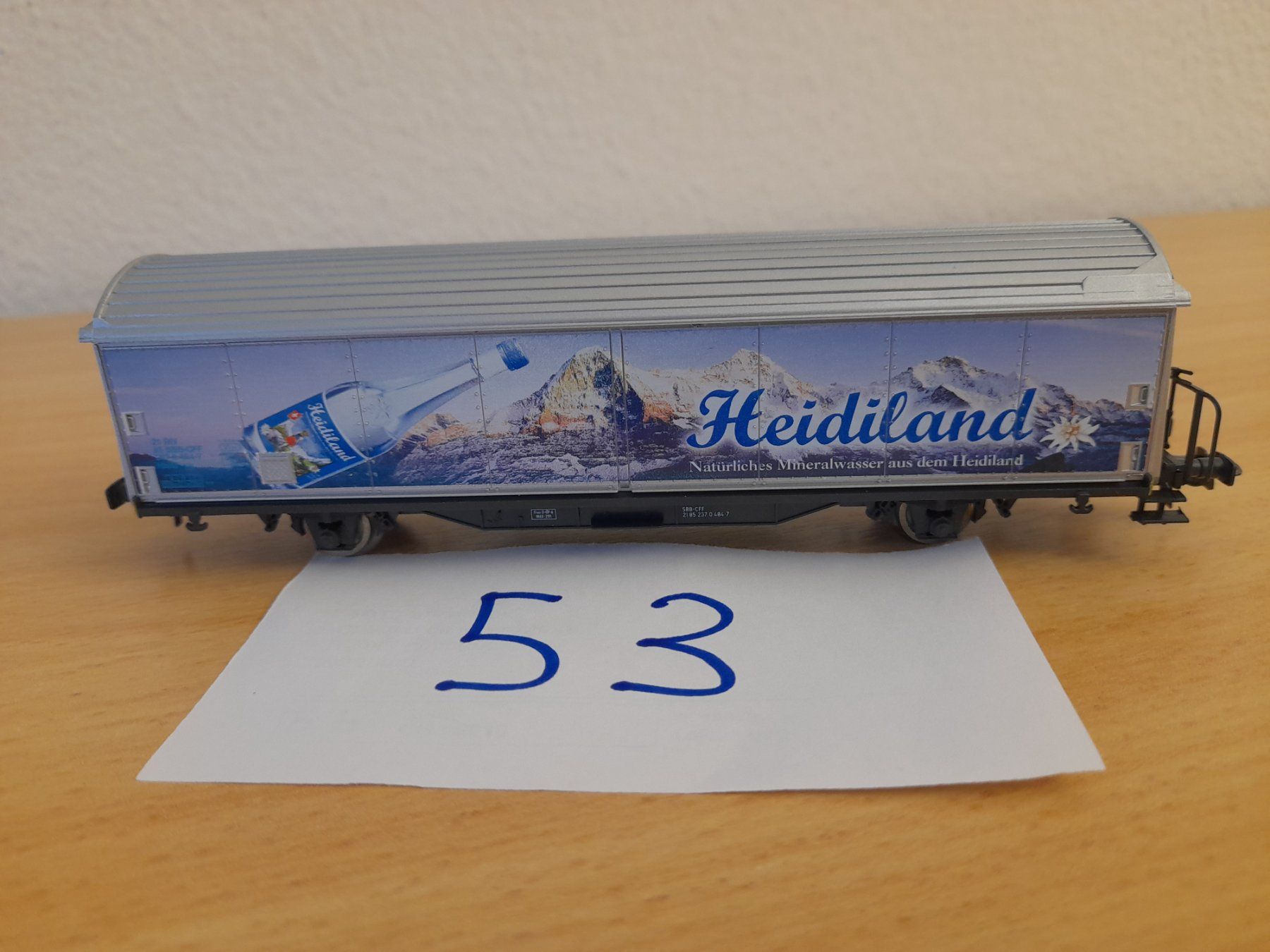 Roco Trains électriques: Wagon marchandises couvert "Heidiland" – Neuf avec emballage d'origine à Auvernier par gandalf08